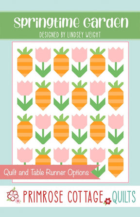 Springtime Garden Quilt pattern PCQ-027  Primrose Cottage Quilts