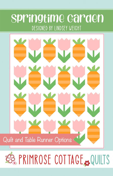 Springtime Garden Quilt pattern PCQ-027  Primrose Cottage Quilts