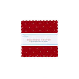 Bee Cross Stitch 5&quot; Charm Pack 5-745-42  By Lori Holt for Riley Blake Designs 42 pieces