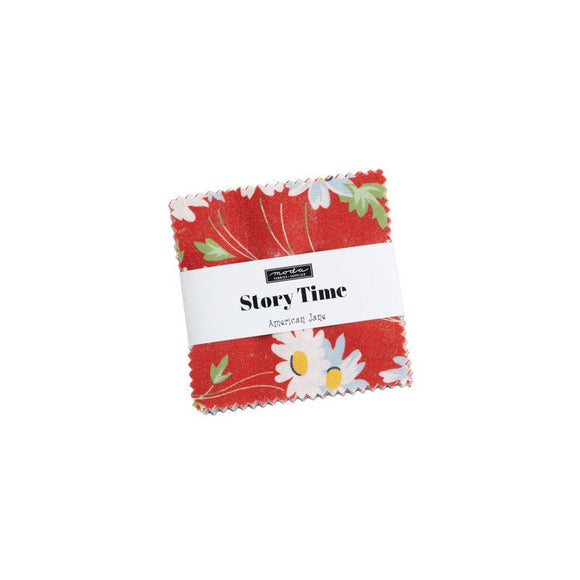 Story Time Mini Charm Pack 2.5" 21790mc by American Jane for Moda Fabrics