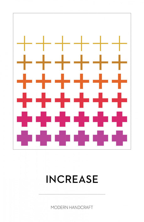 Increase Printed Quilt Pattern MHC013 by Modern Handcraft 6 sizes