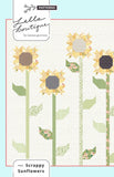 Scrappy Sunflowers Quilt Kit, including fabric and pattern by Vanessa Goertzen for Lella Boutique, quilt top and binding 66&quot; x 66&quot; finished