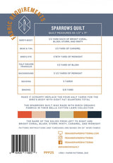Sparrows Quilt Pattern Pattern PPP25 from Pen & Paper Patterns By Lindsey 65 x 71