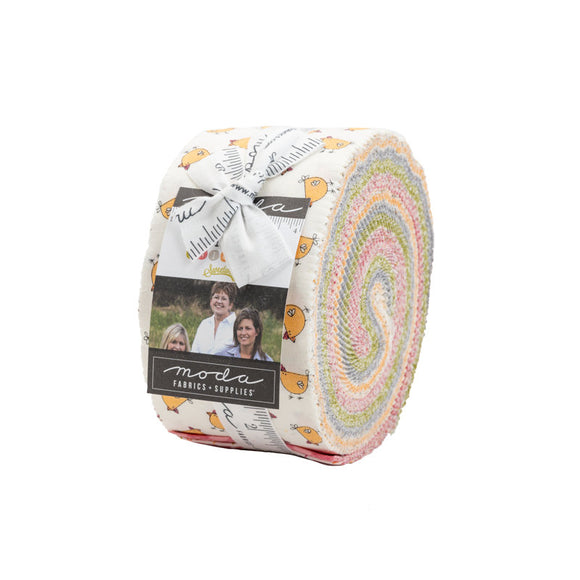 Spring Chicken Jelly Roll  55520JR by Sweetwater for Moda Fabrics