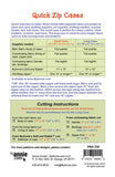Quick Zip Cases sewing Pattern  by Annie PBA239