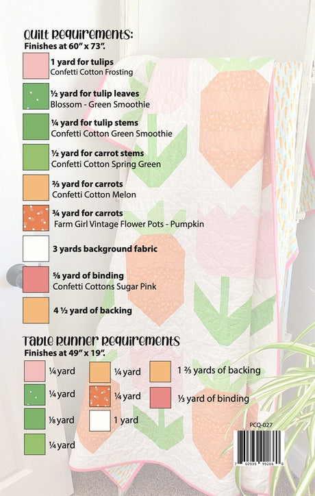 Springtime Garden Quilt pattern PCQ-027  Primrose Cottage Quilts