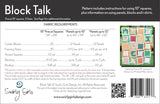 Block Talk by Joanne Hillestad for Swirly Girls Design SGD056