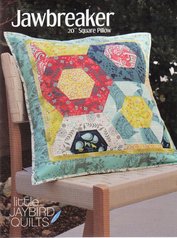 Jawbreaker Pillow Pattern by Jaybird Quilts By Julie Herman JBQ113
