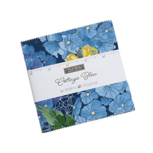 Cottage Bleu Charm Pack 5&quot; by Robin Pickens for Moda 48690PP