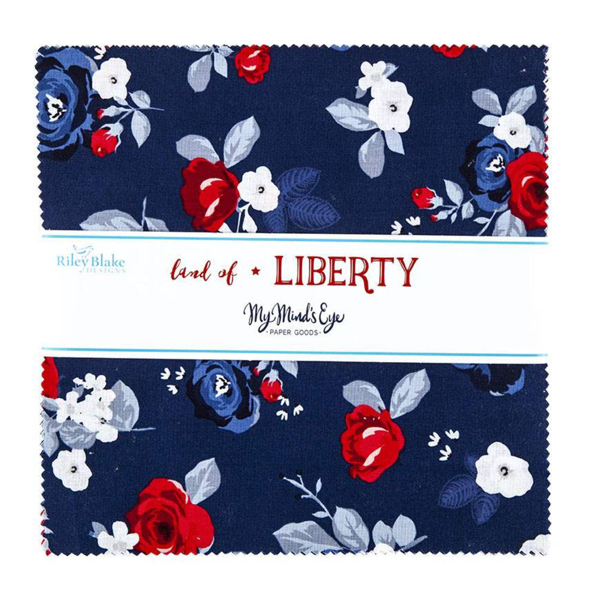 Land of Liberty 5" Charm Pack 5-10560-42  By Lori Holt for Riley Blake Designs