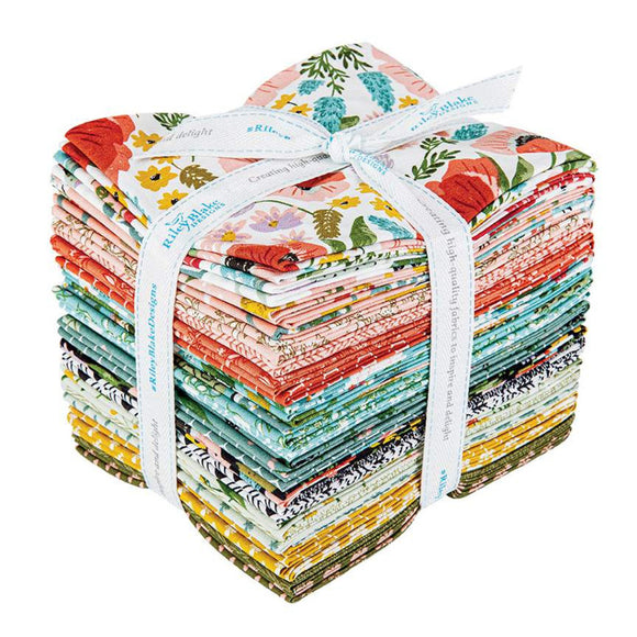 Tea with Bea Fat Quarter Bundle Includes 24 pieces from Katherine Lenius for Riley Blake Designs