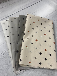 Smoke and Rust Fat Quarter Colorway Bundle Pluses 4 Prints by Lella Boutique for Moda Fabrics