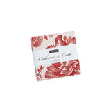Cranberries Cream Mini Charm 2.5&quot; 44260MC by 3 Sisters for Moda Fabrics
