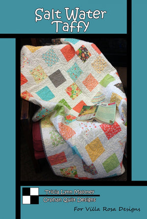 Salt Water Taffy Quilt Pattern Villa Rosa Designs VRDOQ007  52 x 58