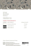 Star Bloom Quilt Kit PAT034 Basic Grey 60 x 60 No Backing