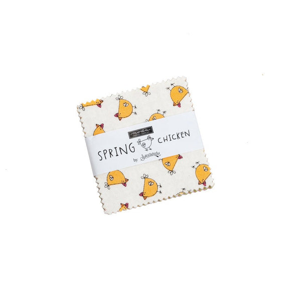 Spring Chicken Mini Cham  55520MC by Sweetwater for Moda Fabrics