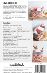 Divided Basket Sewing Pattern - AG-527 From Noodlehead by Anna Graham