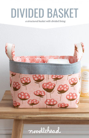 Divided Basket Sewing Pattern - AG-527 From Noodlehead by Anna Graham