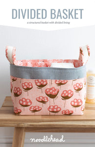 Divided Basket Sewing Pattern - AG-527 From Noodlehead by Anna Graham