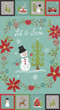 Snowed In Panel  Quilt Kit by Riley Blake 41 x 45 with backing