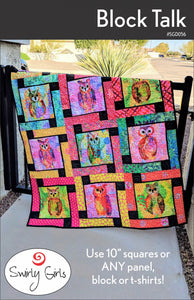 Block Talk by Joanne Hillestad for Swirly Girls Design SGD056