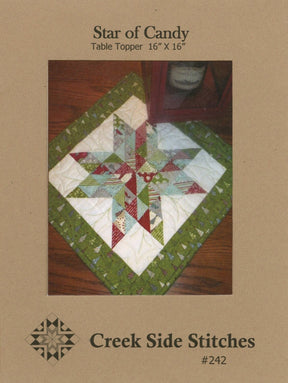 Star of Candy Quilt Pattern CSS242 by Creek Side Stitches, precut friendly