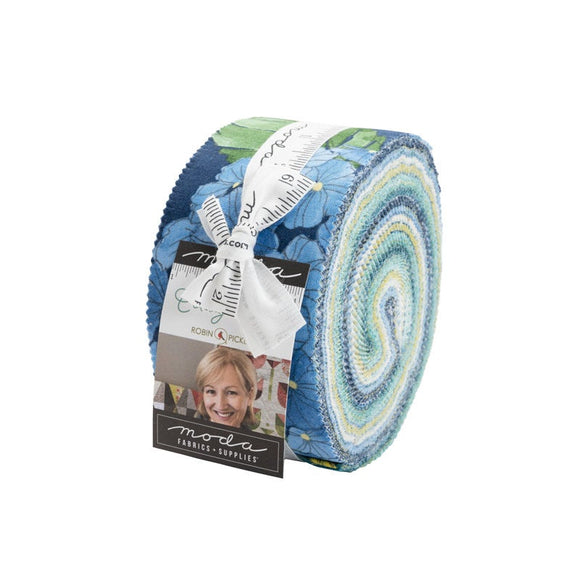 Cottage Bleu Jelly roll by Robin Pickens for Moda 48690JR