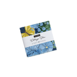 Cottage Bleu Mini Charm by Robin Pickens for Moda 48690MC