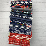 Stars & Stripes 2  - Quilt Kit, kitted with an assortment of Bonnie and Camille fabrics pattern by Thimble Blossoms TB251