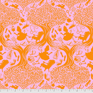 Curiouser and Curiouser Down the Rabbit Hole Wonder sold 1/2 yard increments PWTP166.wonder by Tula Pink for Free Spirit Fabrics
