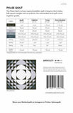 Phase Quilt Pattern by Modern Handcraft, A Lunar Inspired Medallion Quilt