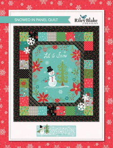Snowed In Panel  Quilt Kit by Riley Blake 41 x 45 with backing