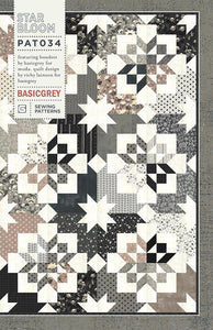Star Bloom Quilt Kit PAT034 Basic Grey 60 x 60 No Backing