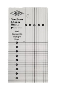 Southern Charm Quilts Half Rectangle Triangle Ruler C39204