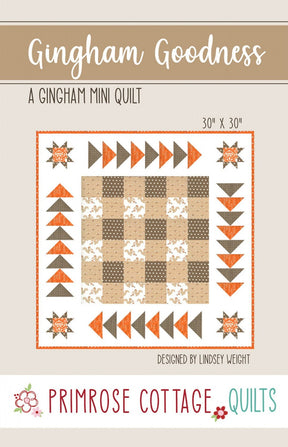Gingham Goodness PCQ-024 quilting pattern by Primrose Cottage Quilts