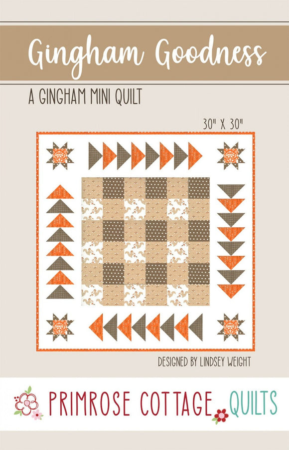 Gingham Goodness PCQ-024 quilting pattern by Primrose Cottage Quilts
