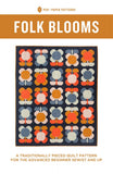 Folk Blooms Quilt Pattern PPP26 from Pen & Paper Patterns By Lindsey Neill 56 x 69