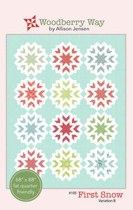 First Snow B PAPER Pattern by Alli Jenson of Woodberry Way #105