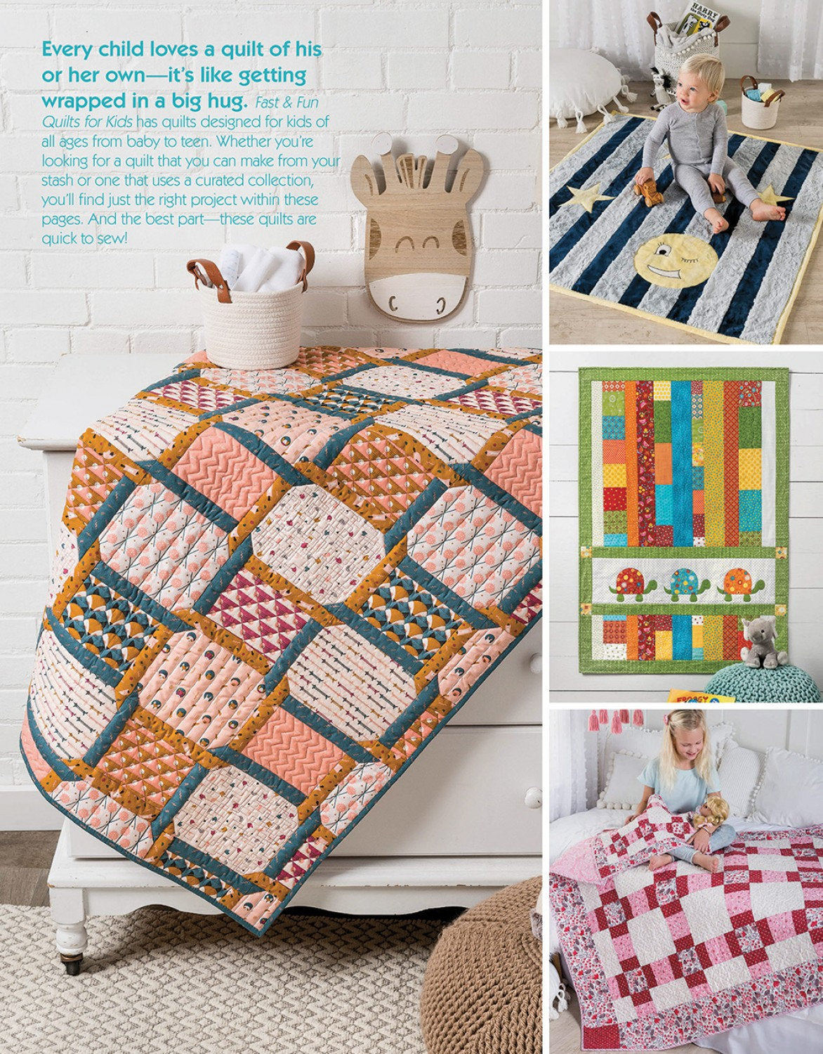 Fast & Fun Quilts for Kids 48 pages