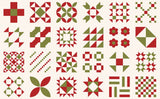 Red Barn Christmas Panel Vanilla / Multi 55542-11 by Sweetwater for Moda Fabrics 58 x 36
