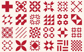 Red Barn Christmas Panel Vanilla / Red 55542-21 by Sweetwater for Moda Fabrics 58 x 36