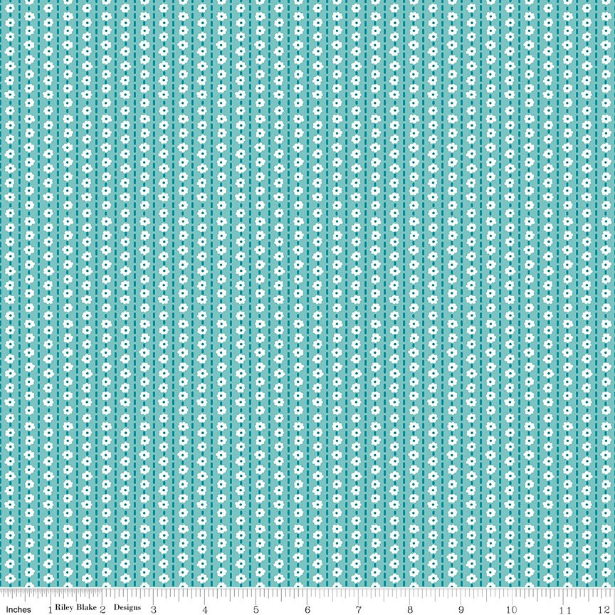Stitch Daisy Chain Cottage Yardage C10926-Cottage By Lori Holt for Riley Blake