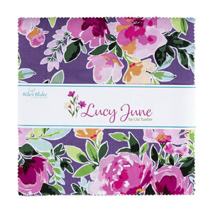 Lucy June 10 inch Stacker 42 pieces by Lila Tueller for Riley Blake Designs