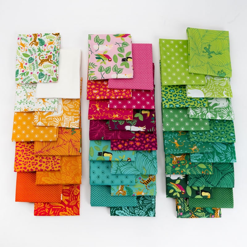 Jungle Paradise Fat Eighth Bundle by Stacy Iest Hsu 20780f8 38 pieces