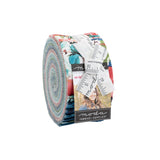 Starflower Christma Jelly Roll 8480JR By Create Joy Project for Moda Fabrics