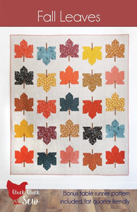 Fall Leaves Quilt Pattern CCS203 by Allison Harris for Cluck Cluck Sew 62" x 74"
