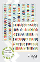 Zipper - Printed Pattern Only TB 158 By Thimble Blossoms