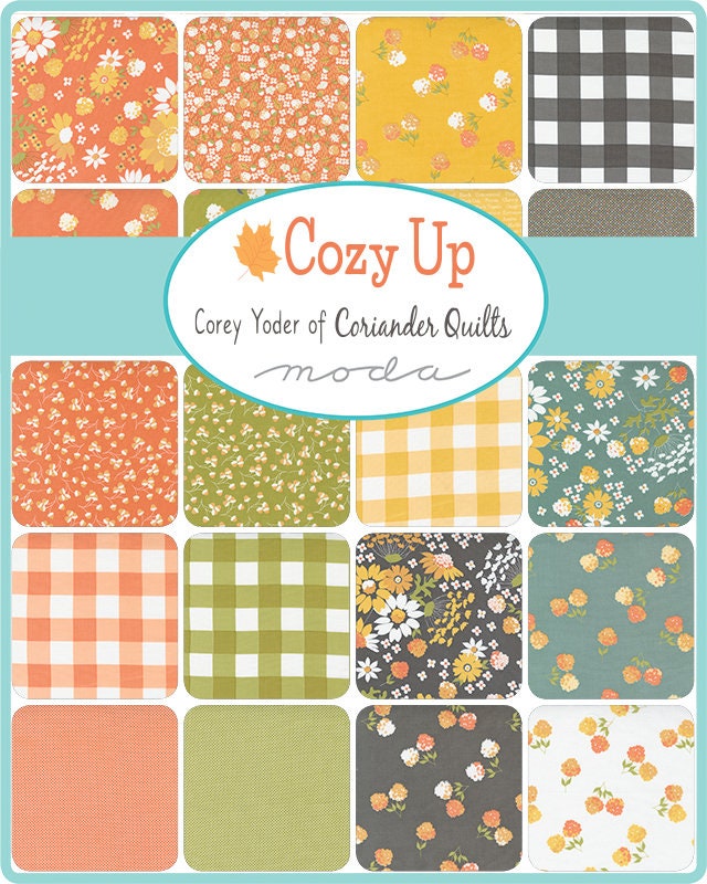 Cozy Up Acorns Novelty Cloud Half Yard Cuts 29123-11 by CoreyYoder for Moda Fabrics