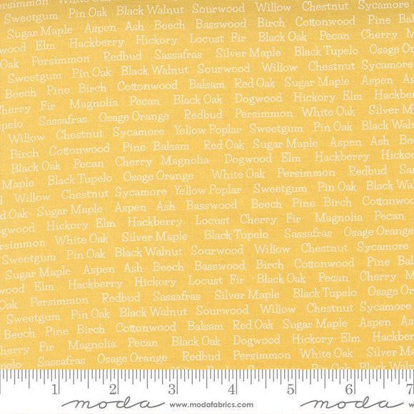 Cozy Up Trees Sunshine Half Yard Cuts  29124-24 by CoreyYoder for Moda Fabrics