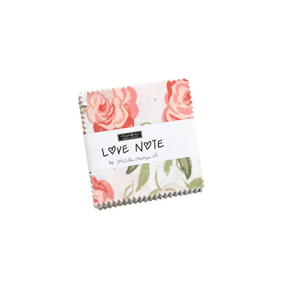 Love Note Mini Charm 5150MC by Lella Boutique for Moda Fabrics